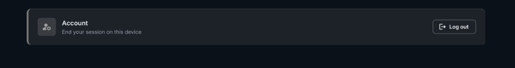 Account Section