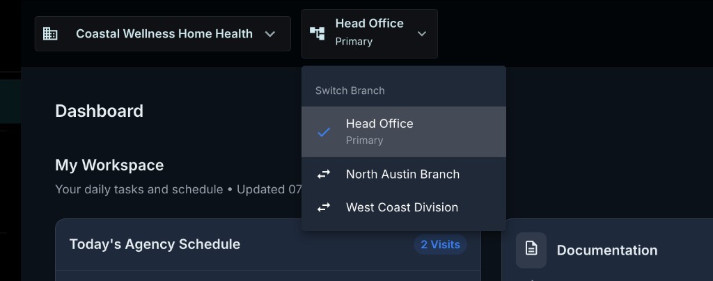 Branch Selector