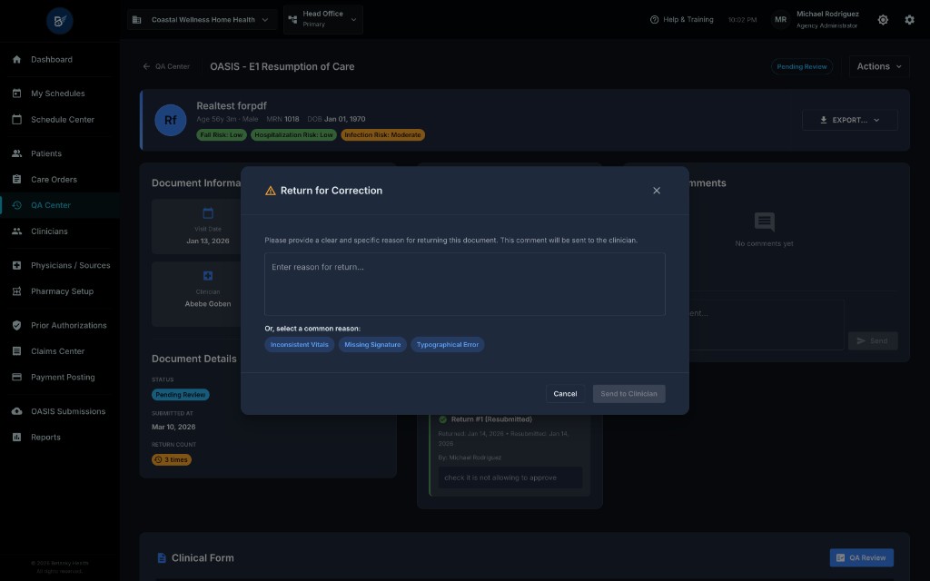 Remove Document Modal