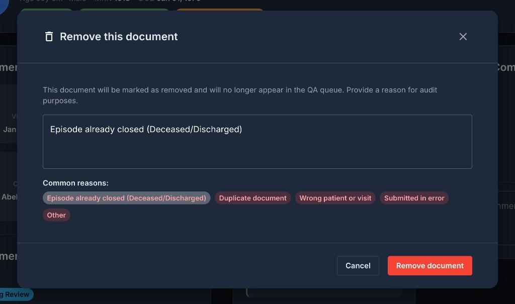 Agency Required Fields Error