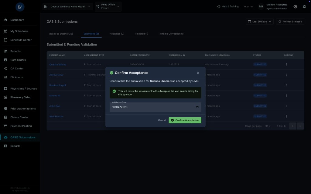 Update Status Dropdown
