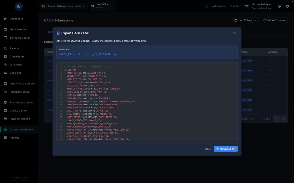 Record Rejection Modal